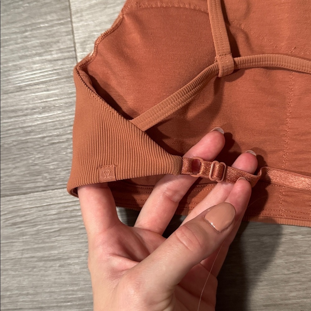 Lululemon Inner Glow Bra — Canyon Rock — Size 6 - Picture 3 of 8